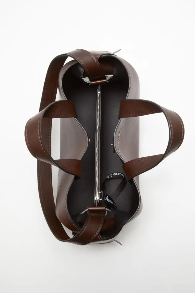 Women Musubi Midi Tote Dark Brown Acne Studios Bags