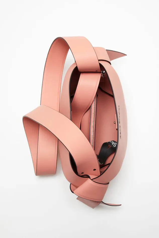 Women Musubi Mini Shoulder Bag Salmon Pink Acne Studios Bags