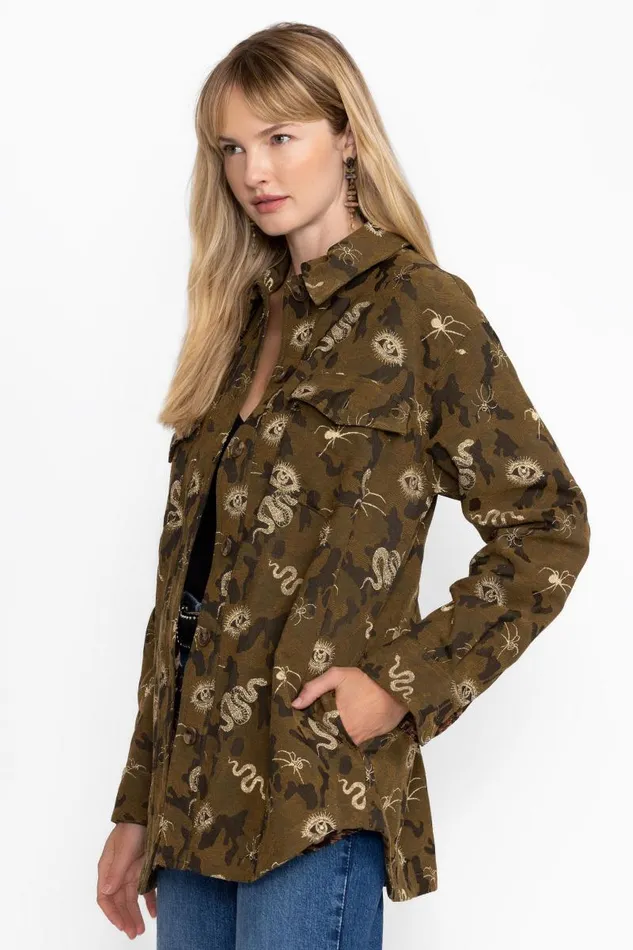 Women Outerwear Johnny Was SHIRT JACKET Mandella
