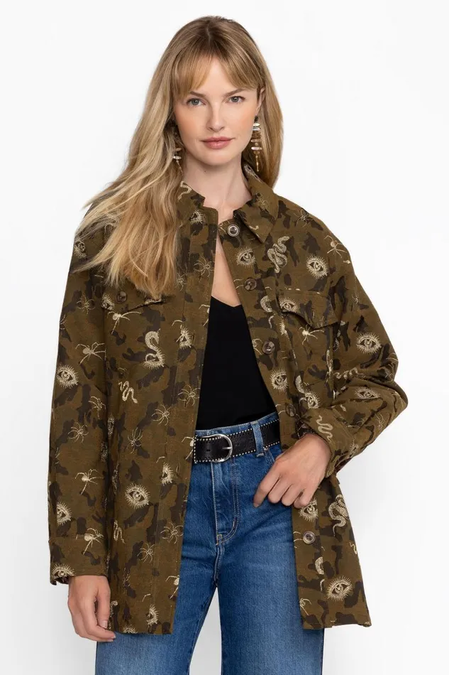 Women Outerwear Johnny Was SHIRT JACKET Mandella
