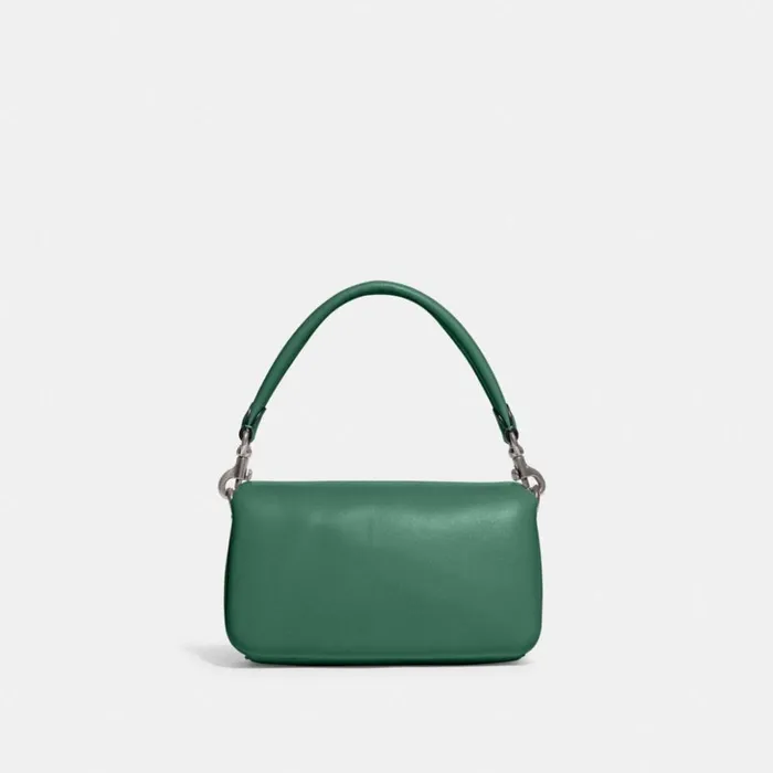 Women Pillow Tabby Shoulder Bag 18 Silverbright Green Coach Shoulder Bags and Hobos