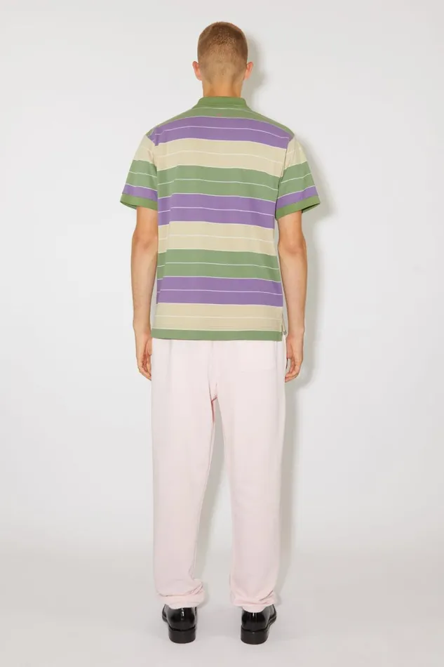 Women Polo Tshirt 8211 Regular Fit Purplegreen Acne Studios Tshirts
