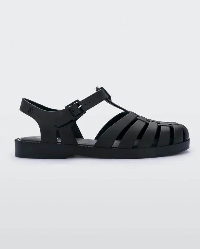 Women Possession Matte Black Melissa Sandals