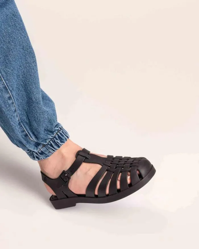 Women Possession Matte Black Melissa Sandals