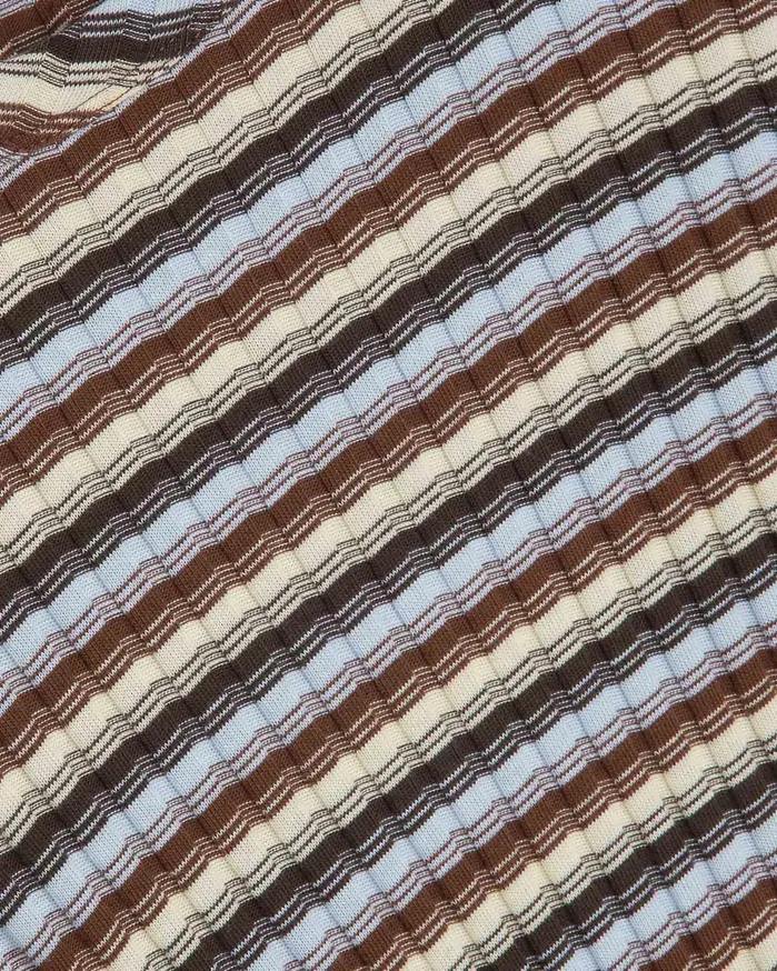 Women Raindrops Top Multi Stripe YMC Tops and TShirts