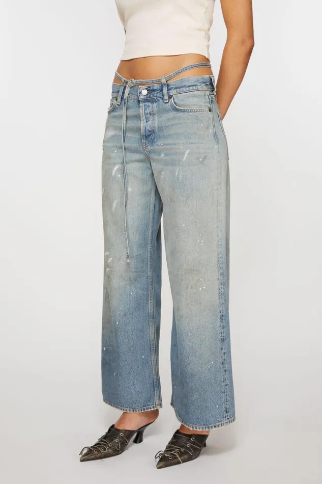 Women Regular Fit Jeans 8211 2004 Light Blue Acne Studios Jeans