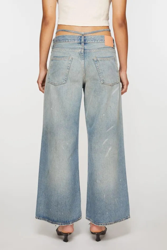 Women Regular Fit Jeans 8211 2004 Light Blue Acne Studios Jeans