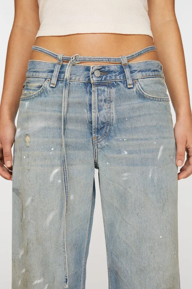 Women Regular Fit Jeans 8211 2004 Light Blue Acne Studios Jeans