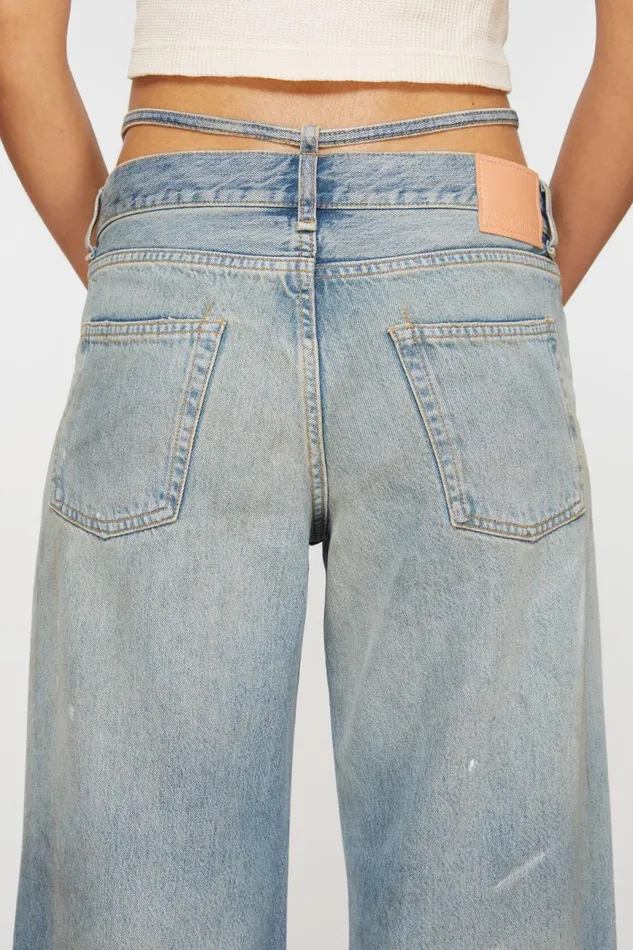 Women Regular Fit Jeans 8211 2004 Light Blue Acne Studios Jeans
