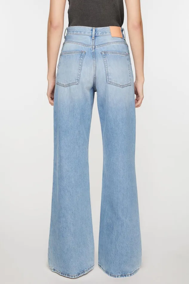 Women Relaxed Fit Jeans 8211 2022F Light Blue Acne Studios Jeans