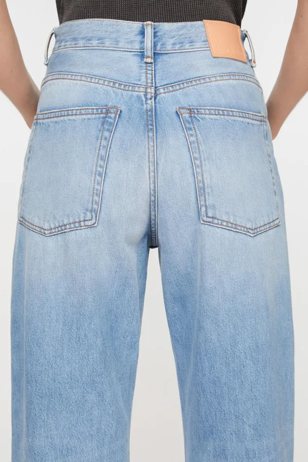Women Relaxed Fit Jeans 8211 2022F Light Blue Acne Studios Jeans