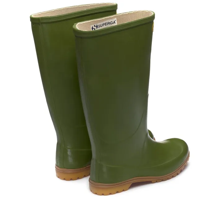 Women Rubber Boots Unisex 7324GINOCCHIO ALPINA High Cut OLIVE Superga Gumboots