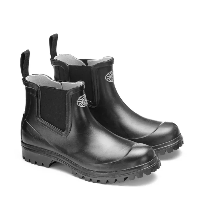 Women Rubber Boots Unisex 798 RUBBER BOOTS Mid Cut TOTAL BLACK Superga Gumboots