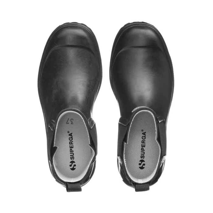 Women Rubber Boots Unisex 798 RUBBER BOOTS Mid Cut TOTAL BLACK Superga Gumboots