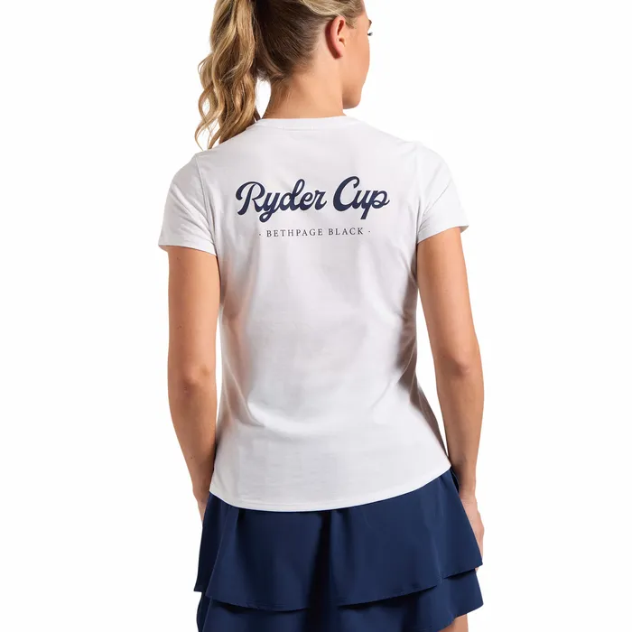 Women Ryder Cup Script Tee Women Shirts FootJoy
