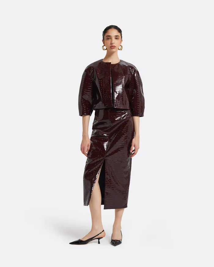 Women Safiyaa Aykin Burgundy Skirt Burgundy Skirts