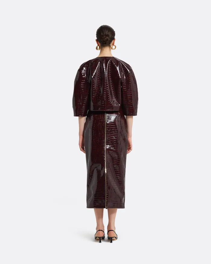 Women Safiyaa Aykin Burgundy Skirt Burgundy Skirts