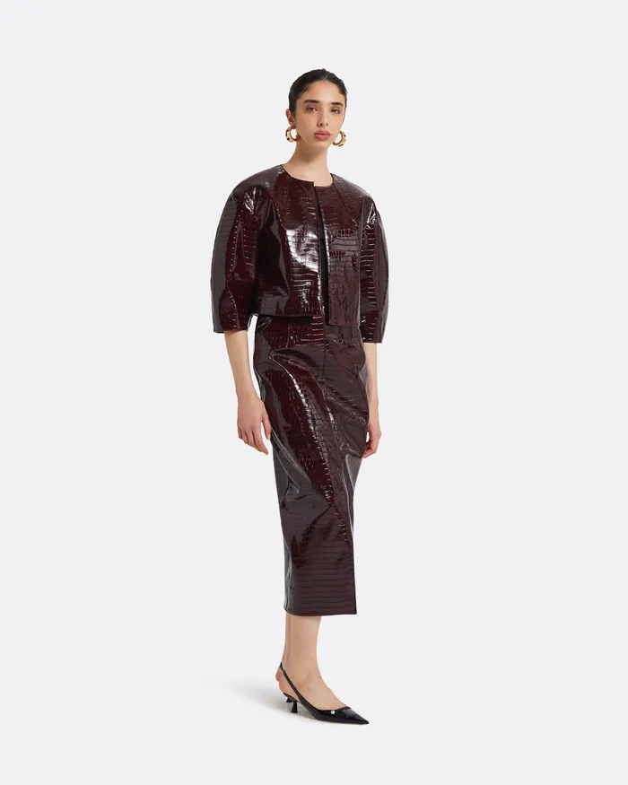 Women Safiyaa Aykin Burgundy Skirt Burgundy Skirts