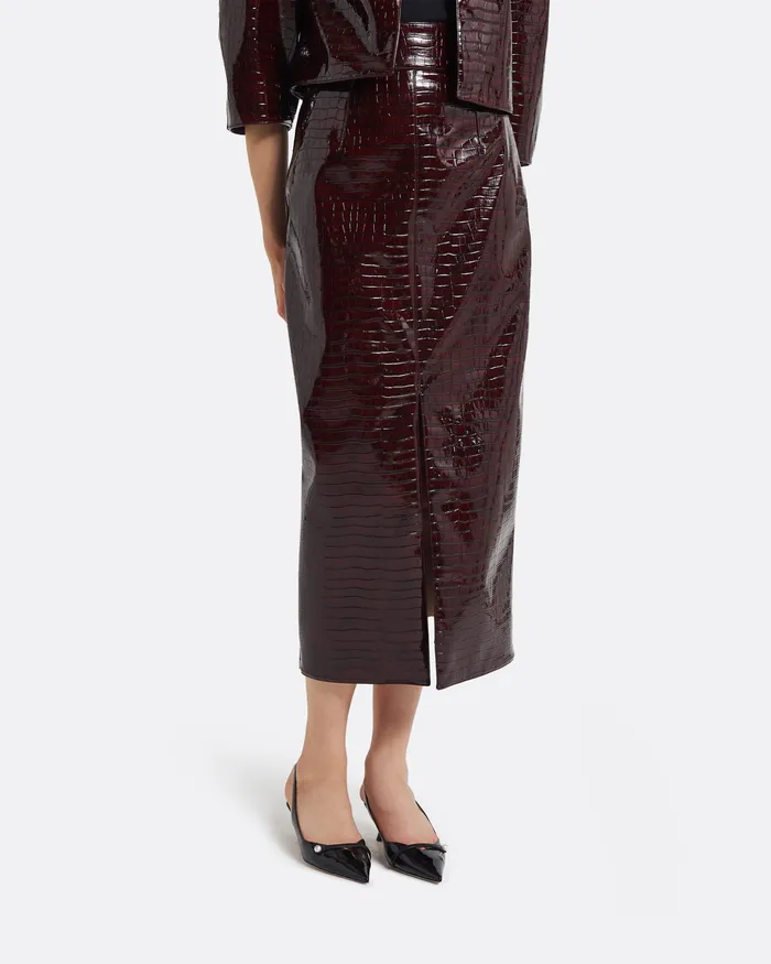 Women Safiyaa Aykin Burgundy Skirt Burgundy Skirts