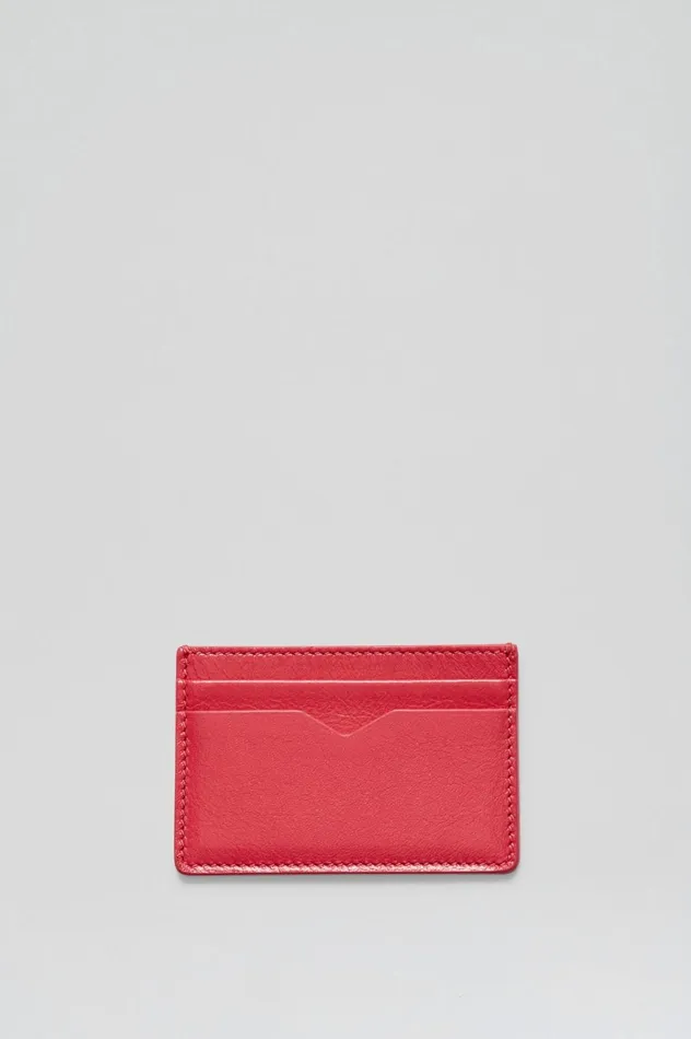 Women Scanlan Theodore Bags FLAT CARD HOLDER Raspberry