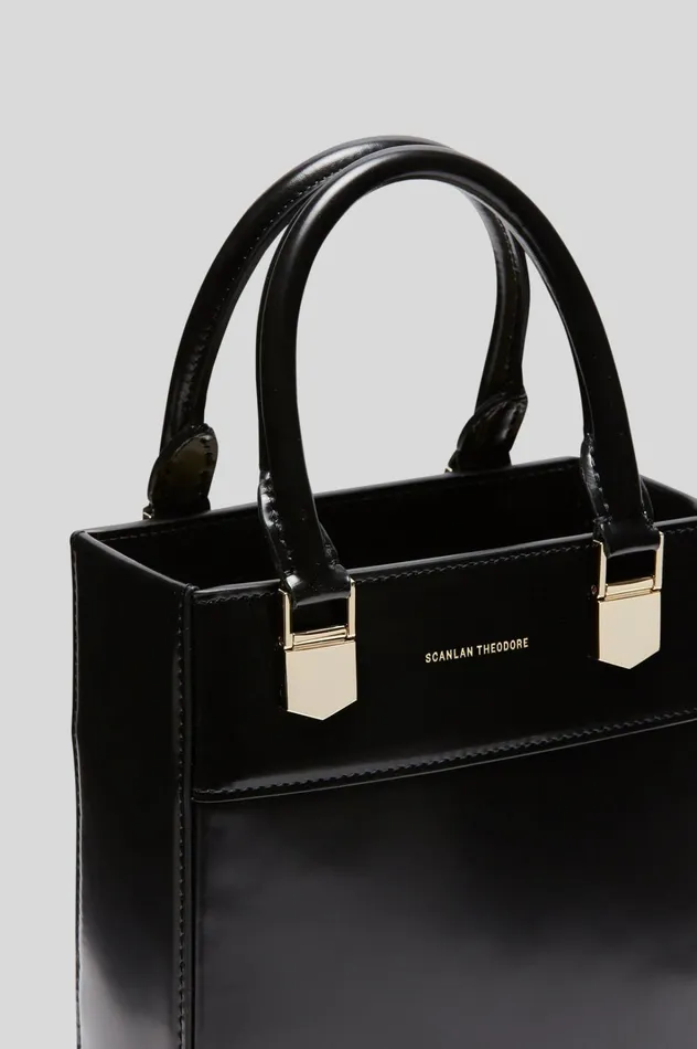 Women Scanlan Theodore Bags MINI SHOPPER Black Women Scanlan Theodore Bags MINI SHOPPER Black