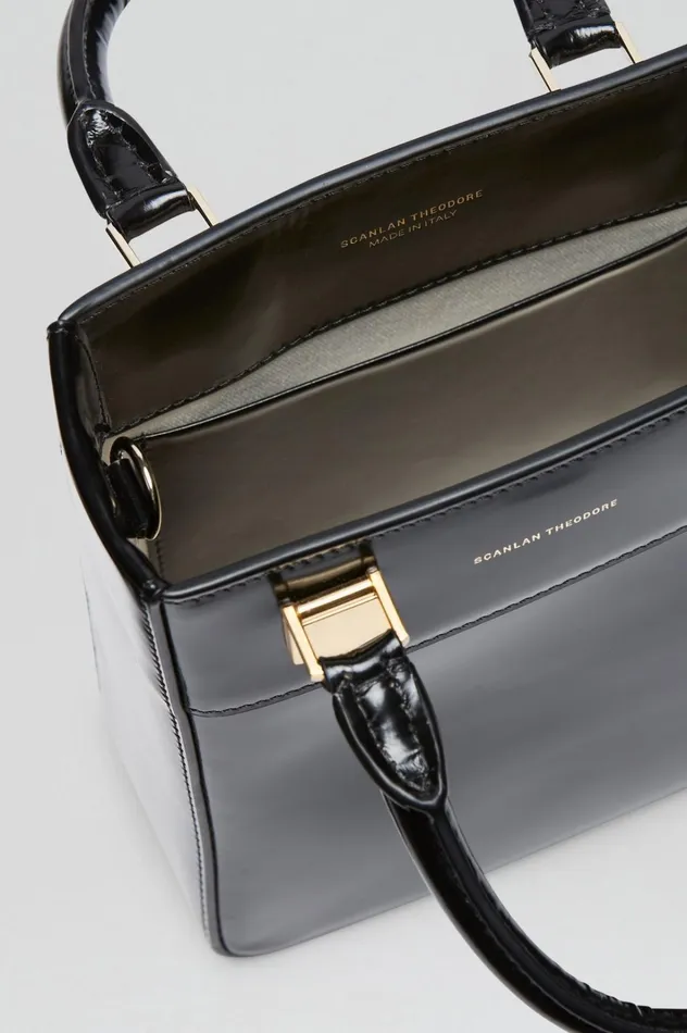 Women Scanlan Theodore Bags MINI SHOPPER Black Women Scanlan Theodore Bags MINI SHOPPER Black
