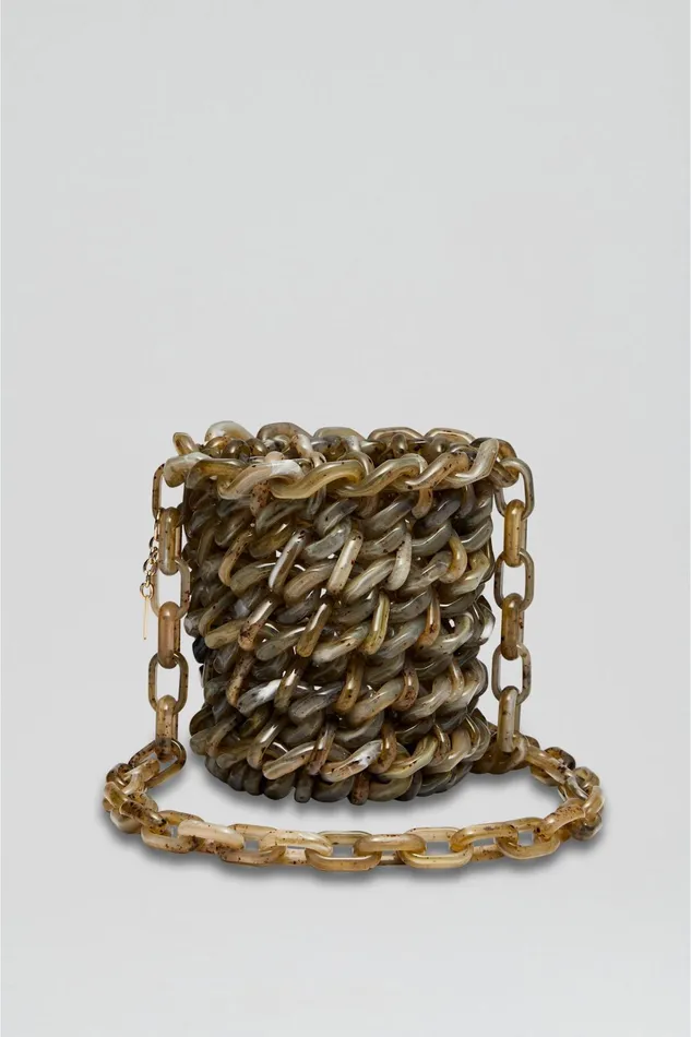 Women Scanlan Theodore Bags RESIN CROSSBODY BASKET Taupe Women Scanlan Theodore Bags RESIN CROSSBODY BASKET Taupe