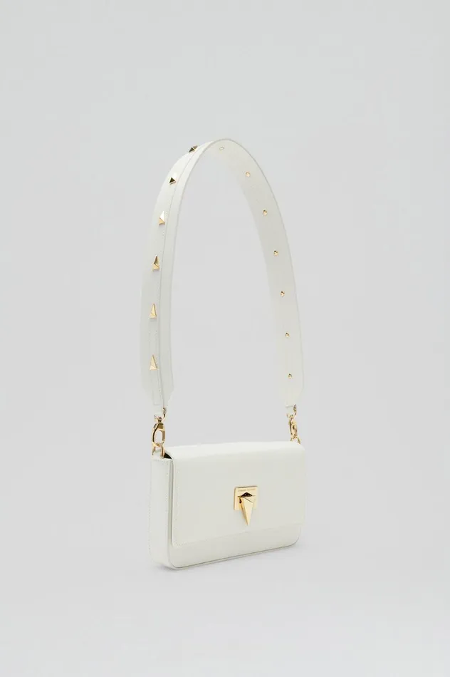 Women Scanlan Theodore Bags TRIANGLE SLIM BAG Crema