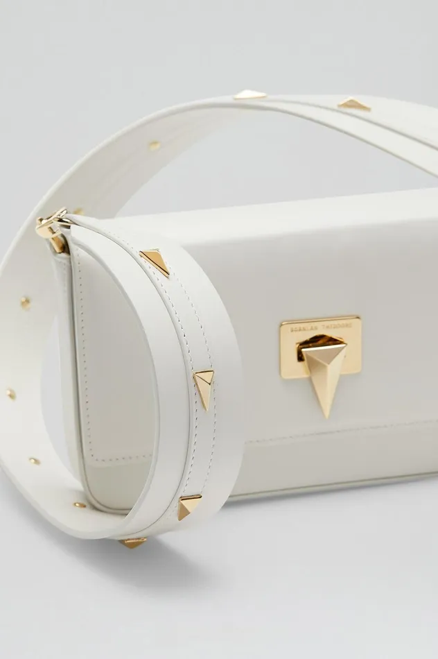 Women Scanlan Theodore Bags TRIANGLE SLIM BAG Crema