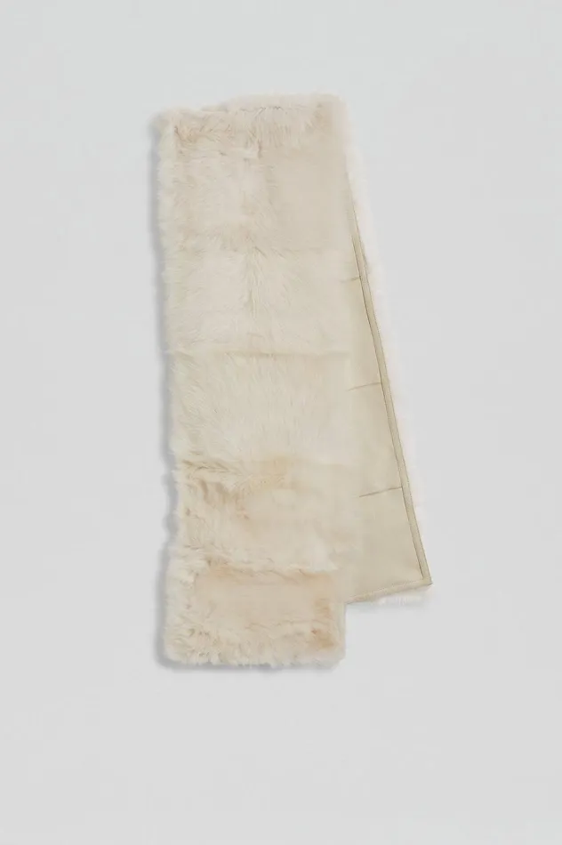 Women Scanlan Theodore Denim TOSCANA SCARF Creme Women Scanlan Theodore Denim TOSCANA SCARF Creme