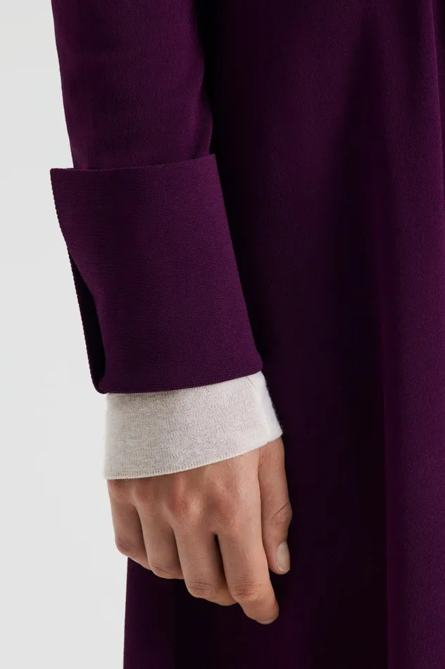 Women Scanlan Theodore Dresses DRAPE HEM DRESS Mulberry