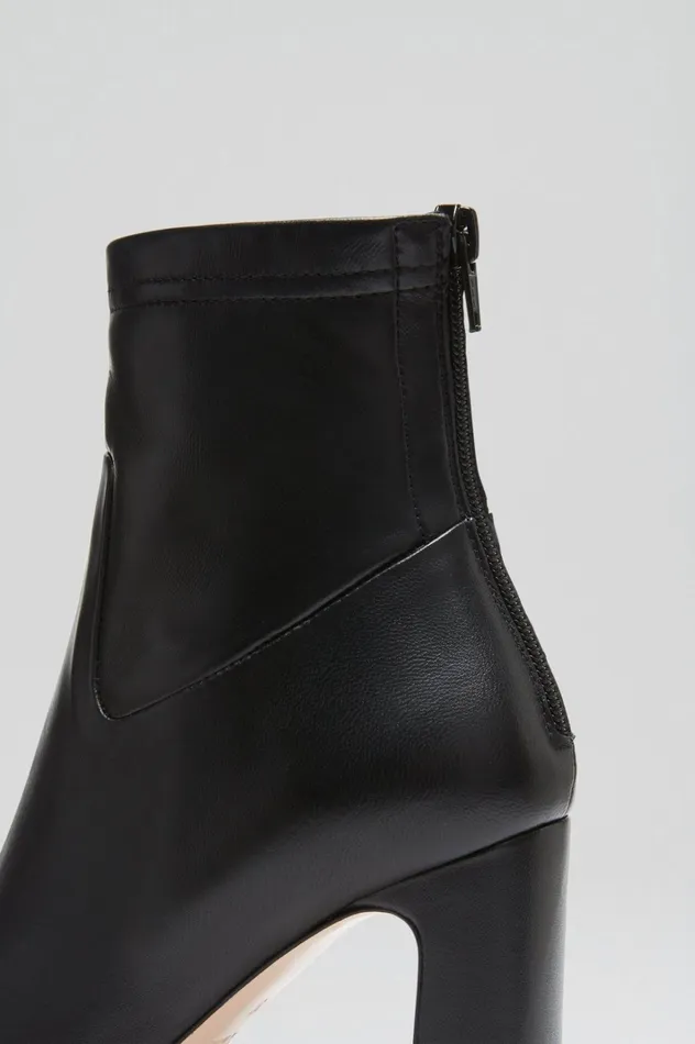 Women Scanlan Theodore Leather STRETCH ANKLE BOOT 85 Black Women Scanlan Theodore Leather STRETCH ANKLE BOOT 85 Black