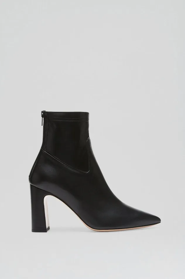 Women Scanlan Theodore Leather STRETCH ANKLE BOOT 85 Black Women Scanlan Theodore Leather STRETCH ANKLE BOOT 85 Black