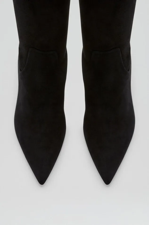 Women Scanlan Theodore Shoes STRETCH SUEDE OVER THE KNEE BOOT 85 Black Women Scanlan Theodore Shoes STRETCH SUEDE OVER THE KNEE BOOT 85 Black