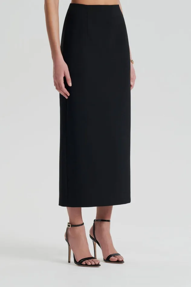 Women Scanlan Theodore Skirts CADY PENCIL SKIRT Black