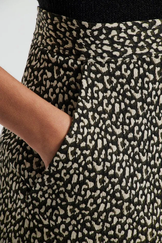 Women Scanlan Theodore Skirts OCELOT PENCIL SKIRT Darkelm Women Scanlan Theodore Skirts OCELOT PENCIL SKIRT Darkelm