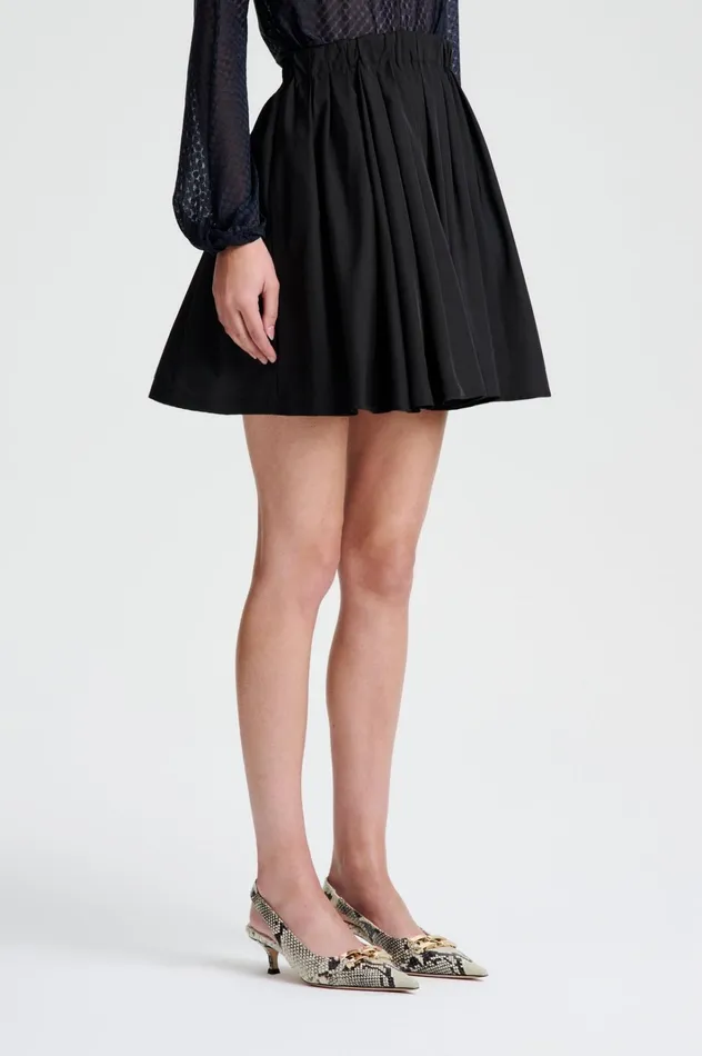 Women Scanlan Theodore Skirts TECH SKIRT Black
