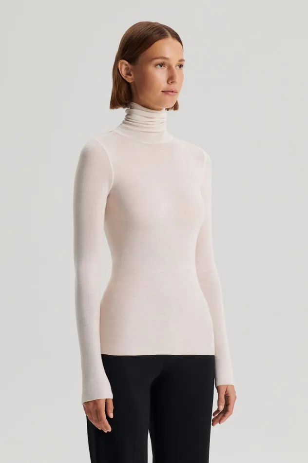Women Scanlan Theodore Tops BABYWOOL POLO Ivory All Women Scanlan Theodore Tops BABYWOOL POLO Ivory All