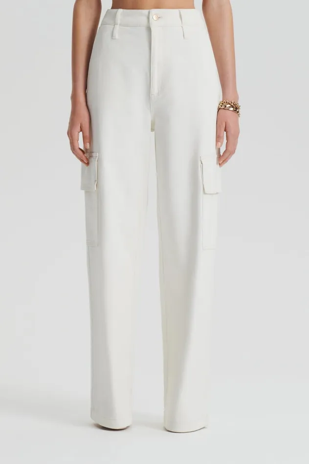 Women Scanlan Theodore Trousers DENIM CARGO JEAN Natura115 Women Scanlan Theodore Trousers DENIM CARGO JEAN Natura115