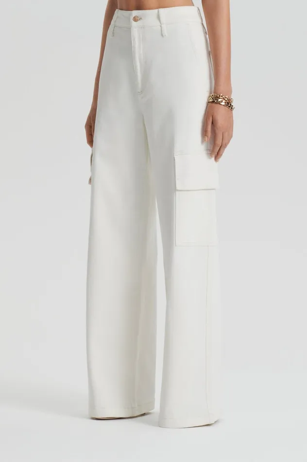 Women Scanlan Theodore Trousers DENIM CARGO JEAN Natura115 Women Scanlan Theodore Trousers DENIM CARGO JEAN Natura115