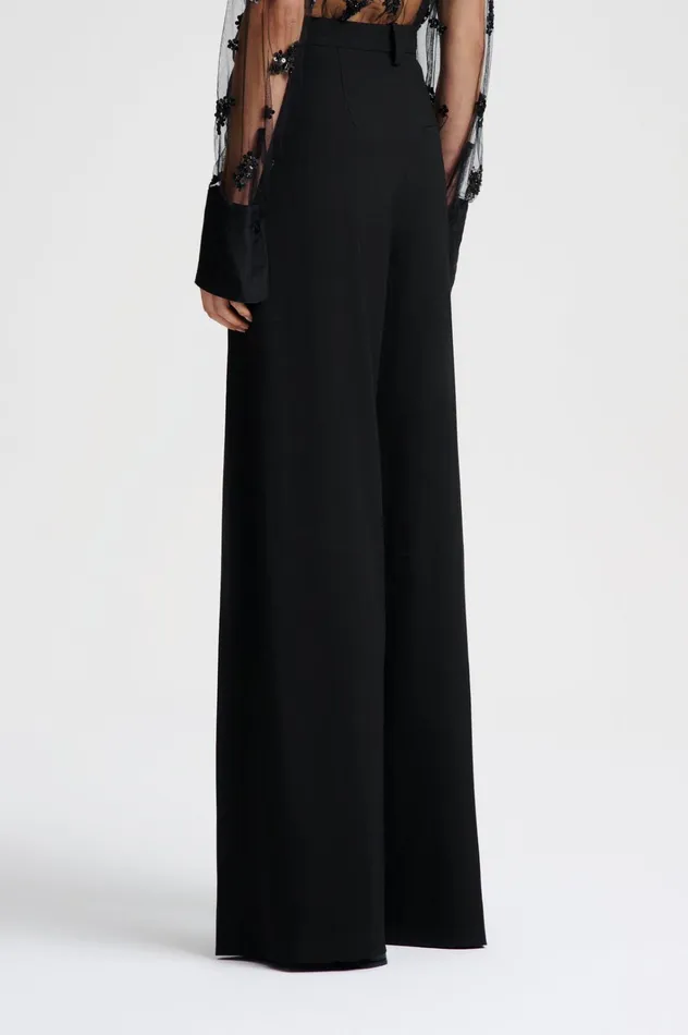 Women Scanlan Theodore Trousers GOTHAM TAILORED TROUSER Black Women Scanlan Theodore Trousers GOTHAM TAILORED TROUSER Black
