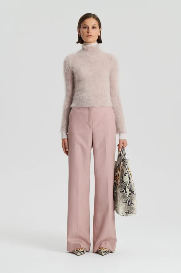 Women Scanlan Theodore Trousers TAILORED TROUSER Pink