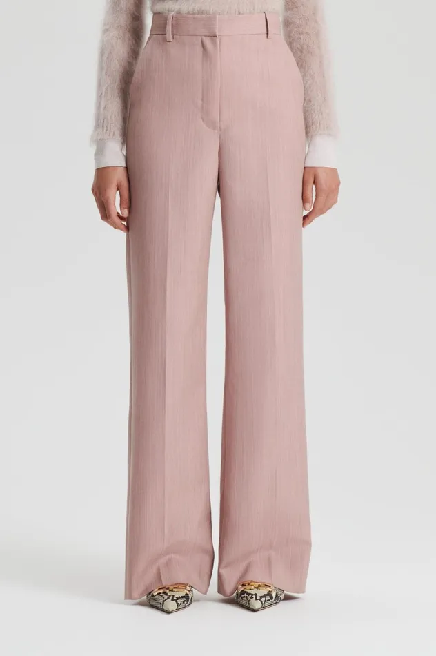 Women Scanlan Theodore Trousers TAILORED TROUSER Pink