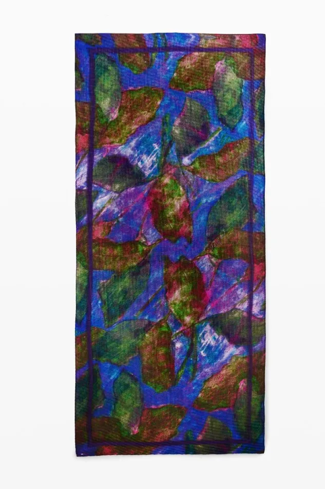 Women Scarves And Scarf Desigual Leaf Scarf