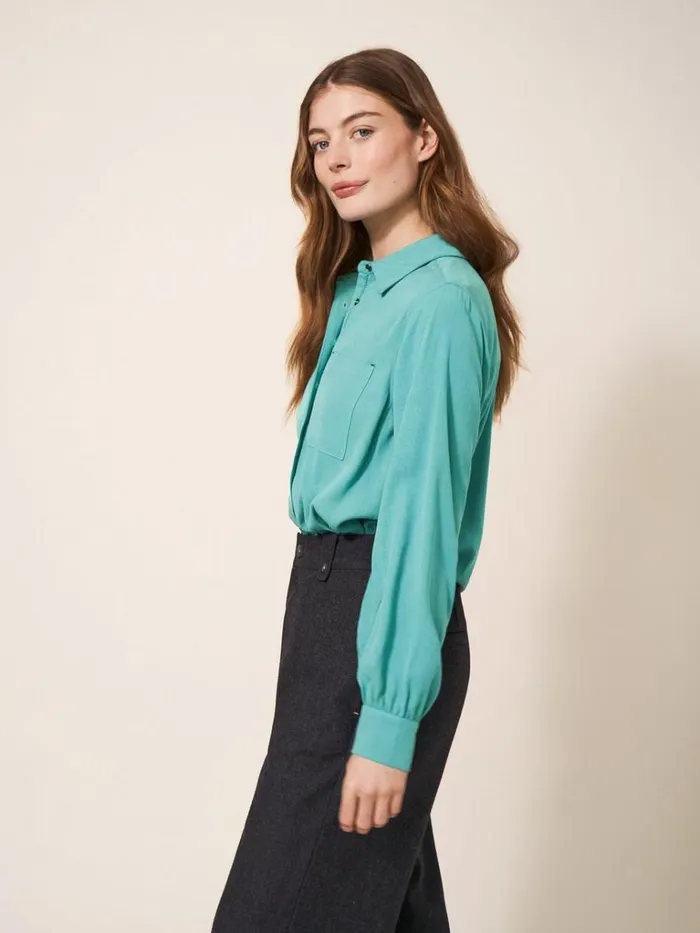 Women SHIRTS and BLOUSES White Stuff Ella Shirt Mid Teal