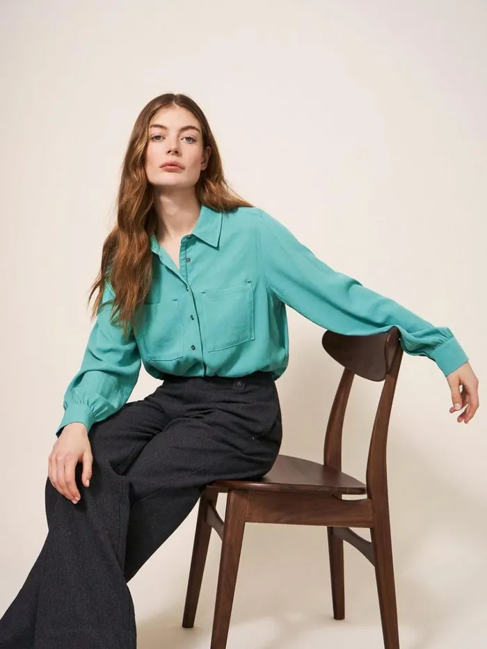 Women SHIRTS and BLOUSES White Stuff Ella Shirt Mid Teal