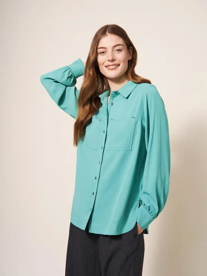 Women SHIRTS and BLOUSES White Stuff Ella Shirt Mid Teal