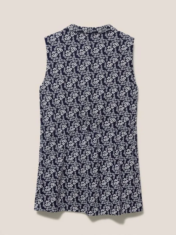 Women SHIRTS and BLOUSES White Stuff EMBER LONGLINE SHIRT Navy Print