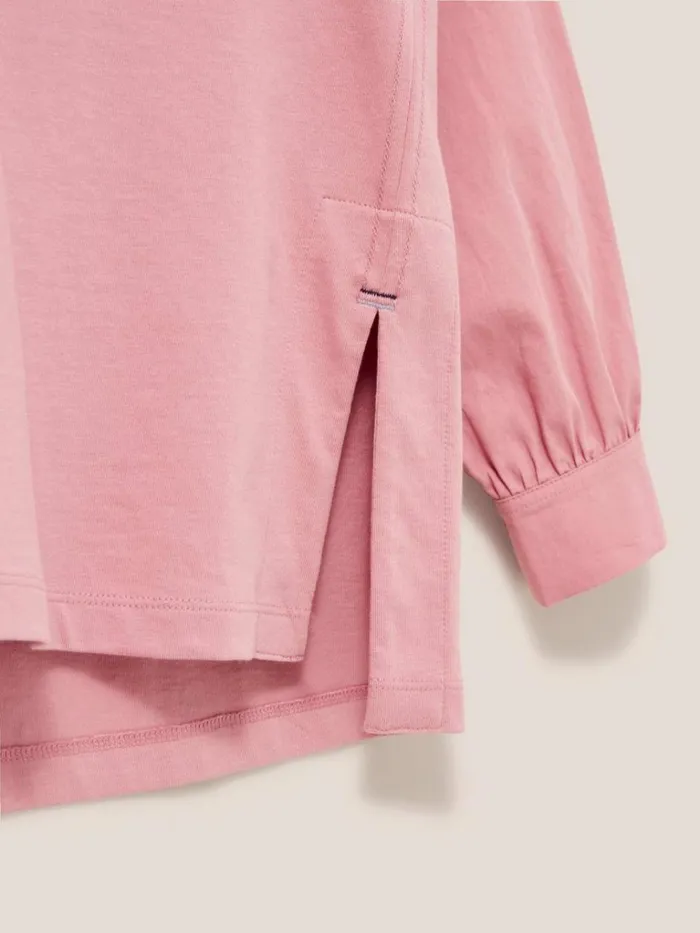 Women SHIRTS and BLOUSES White Stuff Fran Plain Shirt Mid Pink Women SHIRTS and BLOUSES White Stuff Fran Plain Shirt Mid Pink