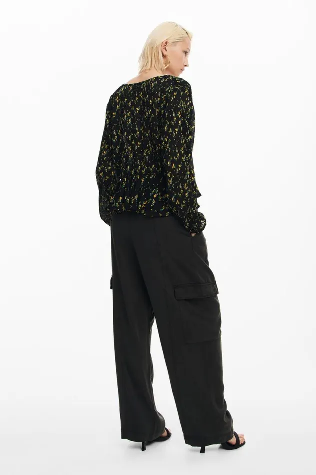 Women Shirts And Blouses Desigual Floral Print Blouse